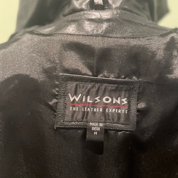 Wilson Black Leather Jacket - Picture 9 of 9